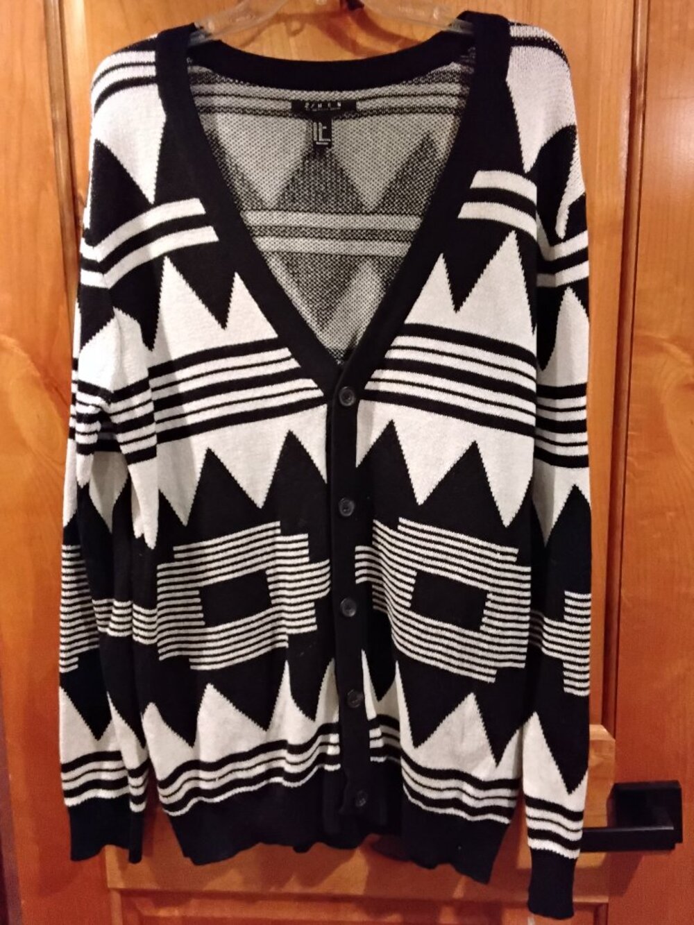 21 Men Women's Southwestern Print Cardigan Size XL #432